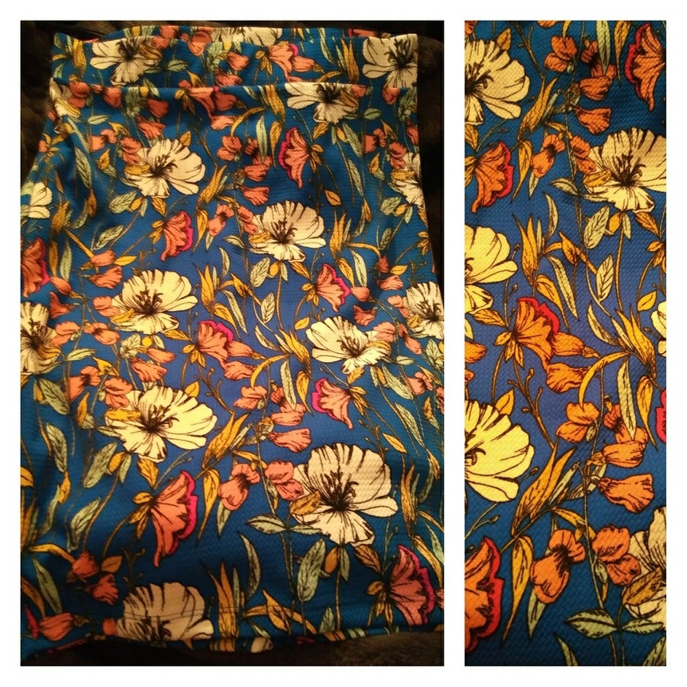 Flower Print Skirt